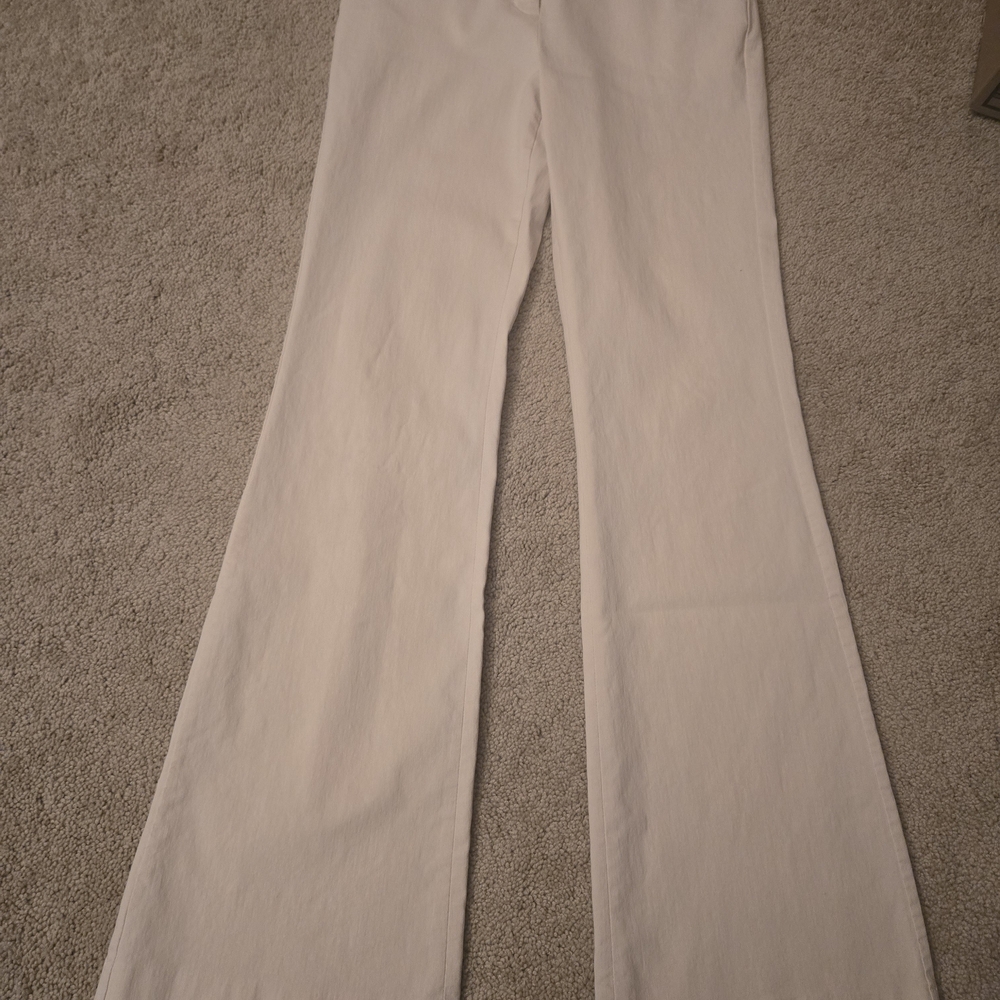 Express Cream Flare Women's Pants